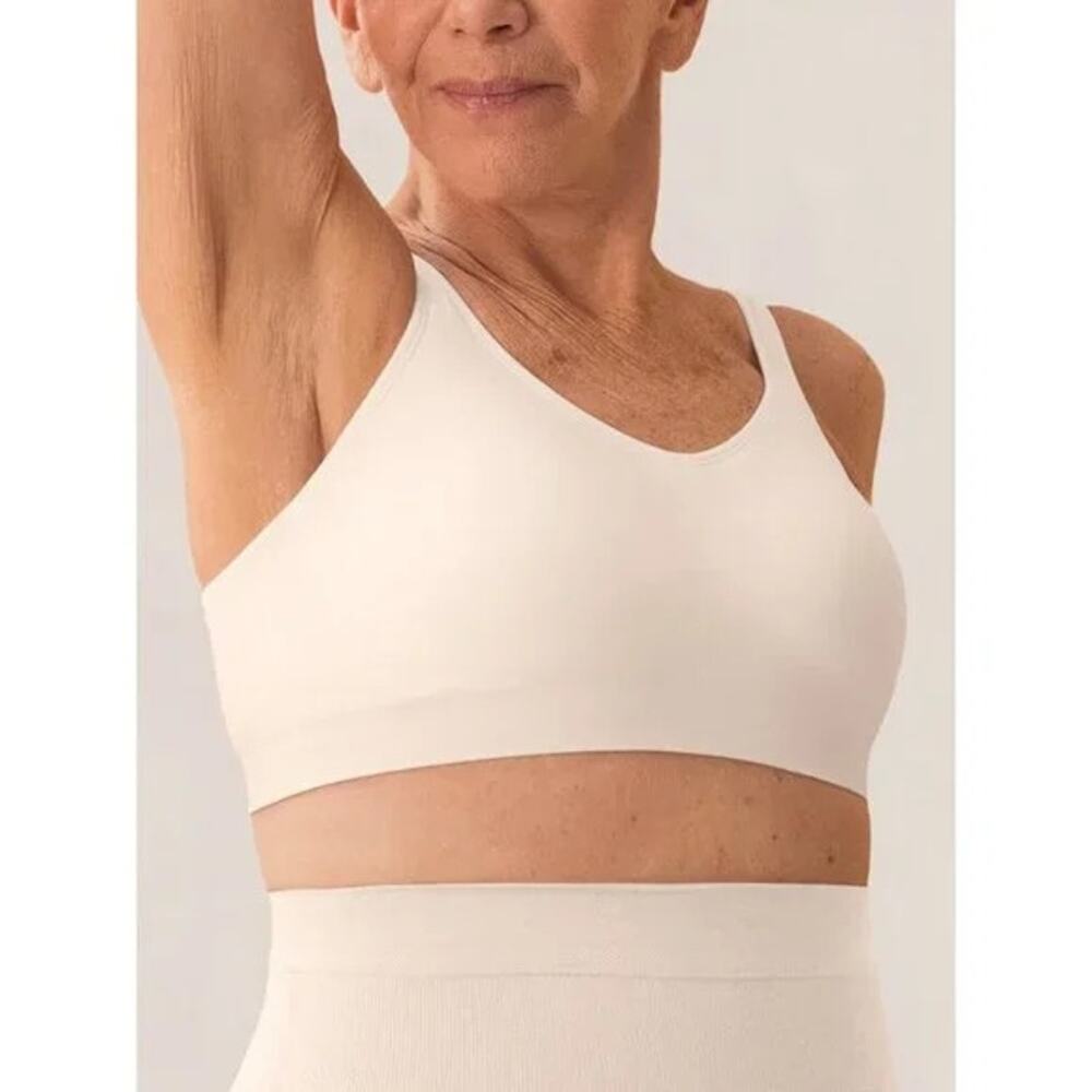 SHAPERMINT Truekind® NIP $55  Daily Comfort Wireless Shaper Bra Beige - Picture 3 of 6